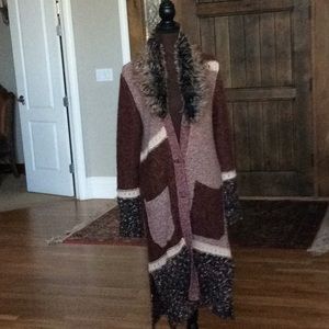 COPY - Multi-colored Sweater Coat